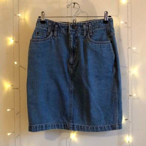 Vintage Disney Minnie Mouse Denim Pencil Skirt - Picture 5 of 8